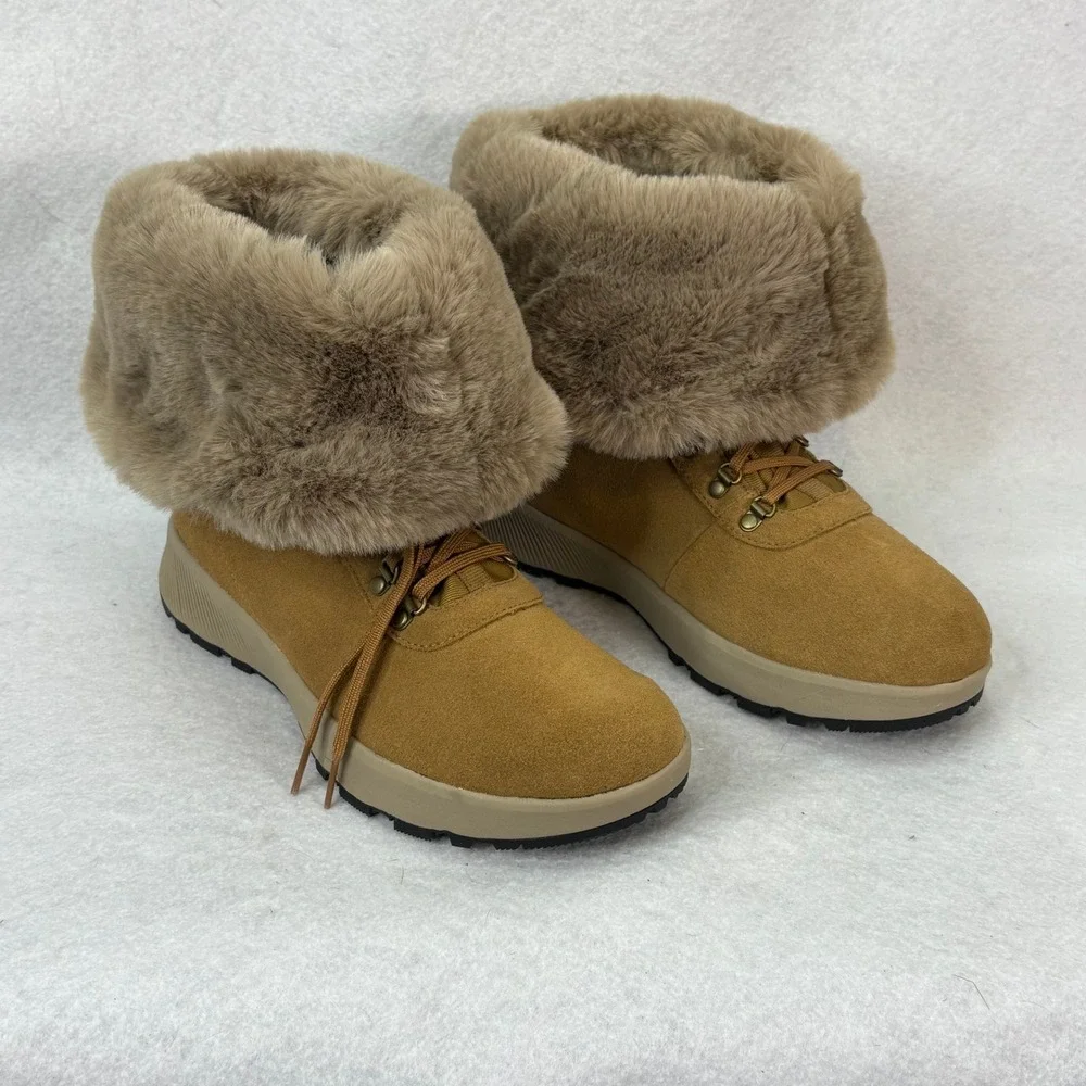 Columbia Womens 8 Slopeside Village Omni-Heat Hi 200G Insulation Elk/Autumn Fur*